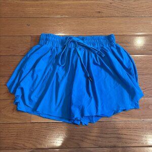 Automet Blue Flowly Athletic Shorts Size Medium